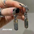  Pair of silver earrings