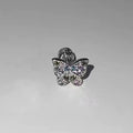  Colorful Crystals Butterfly Ear Bone Stud Single [316L Titanium Steel Needle]]