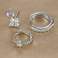  Y26069 Silver-White Three Is a Set
