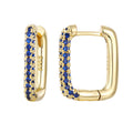  Sapphire Blue Diamond Gold