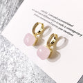  Gold Pink Jade (with Diamond)