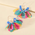  Blue Bead-Colorful Petals