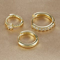  Y26070 Gold-White Three Is a Set