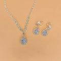  463 Silver Necklace Ear Clip