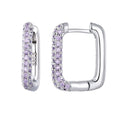  Light Purple Diamond Silver
